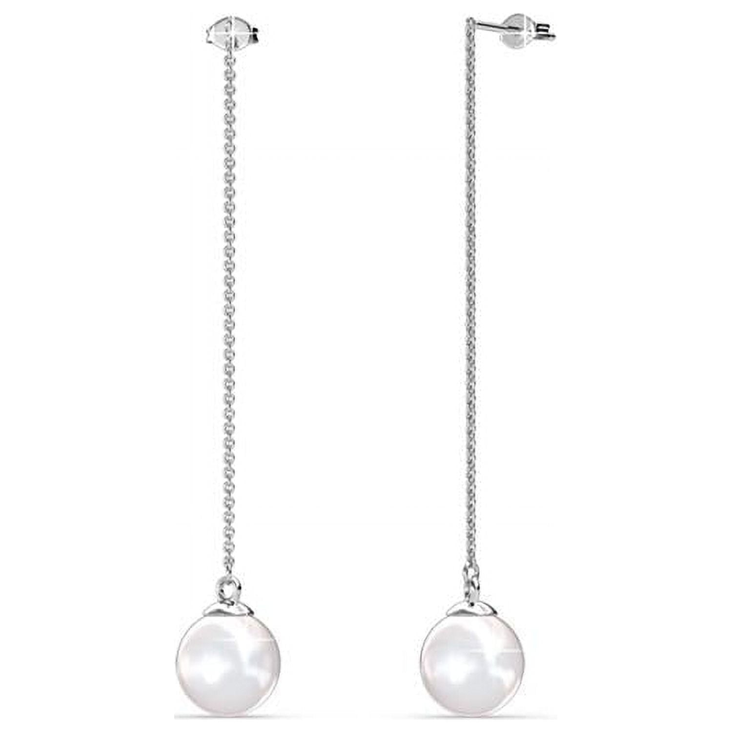 Pack of 3 - Nyla, Daphne, Aspen 18k White Gold Plated Earrings for Women