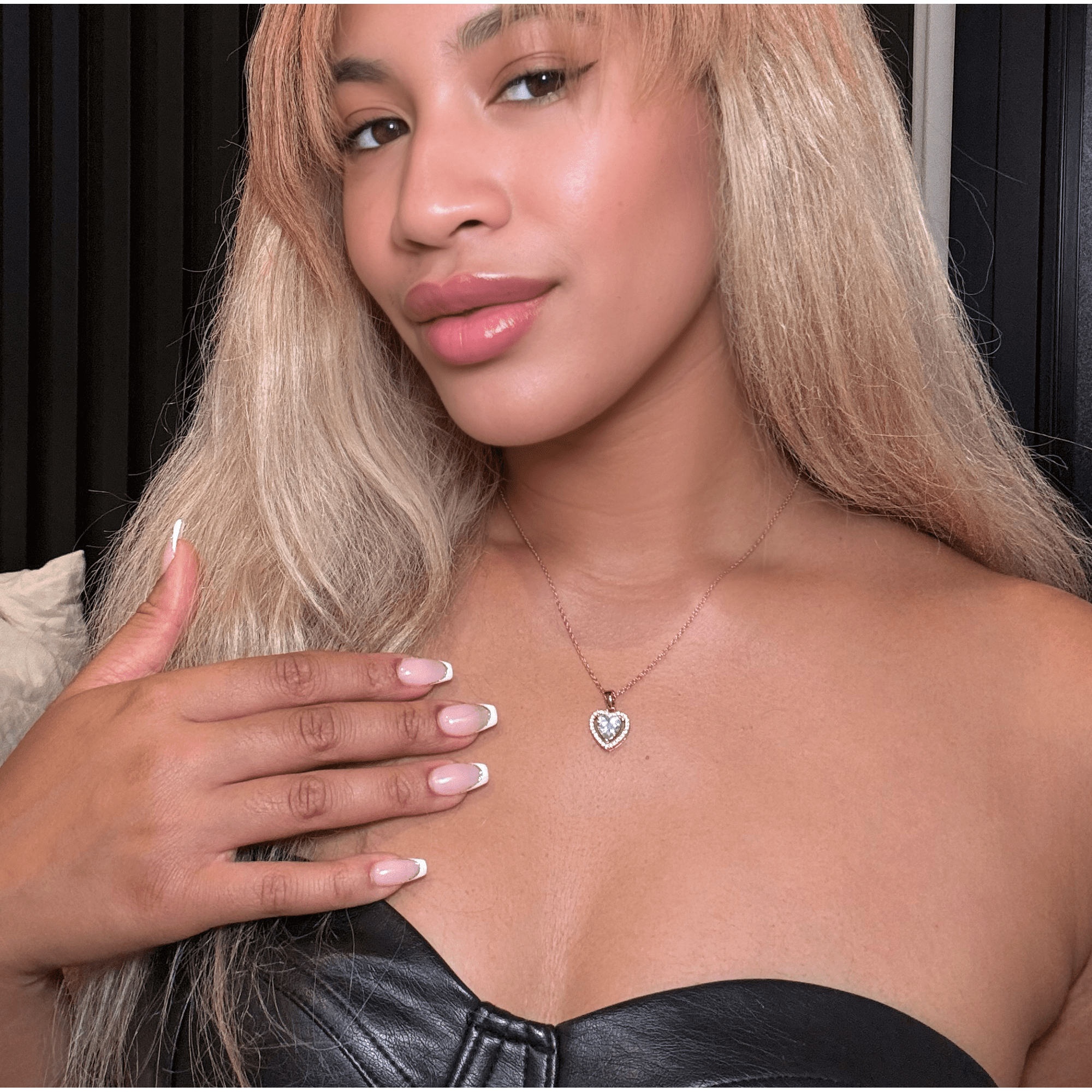 Pack of 3 - Cecilia, Amora, Laila 18k White Gold Plated Necklace for Women