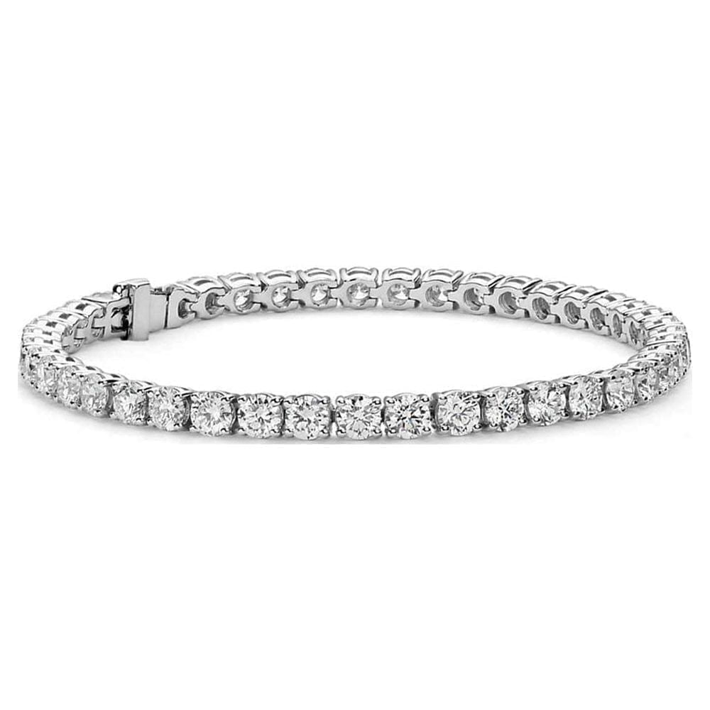 Olivia, Joelle, Kaylee White Gold Plated Tennis Bracelet for Women(3 Pair Set)