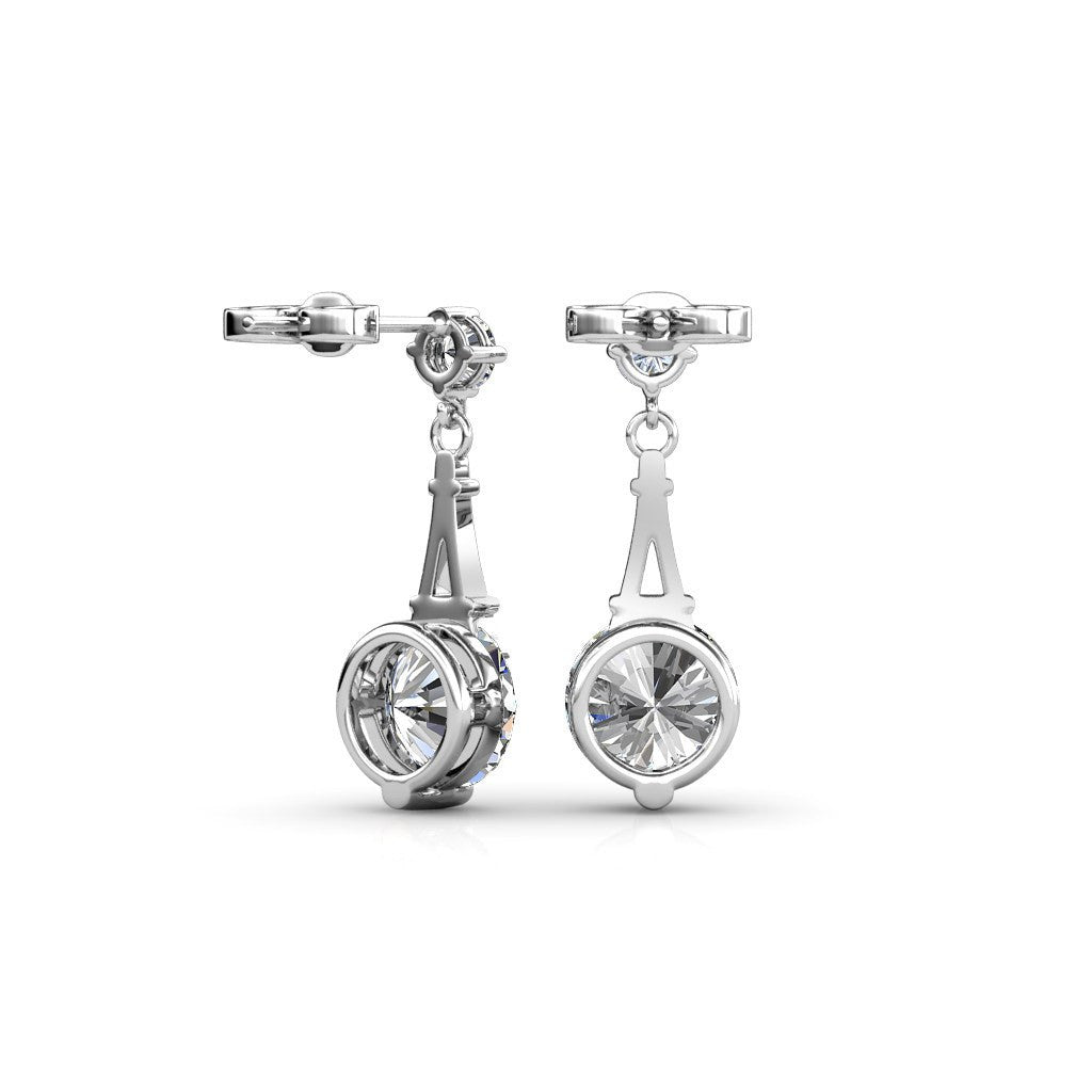 Earrings,Jewelry,Swarovski - Isla "Ethereal" 18k White Gold Swarovski Earrings