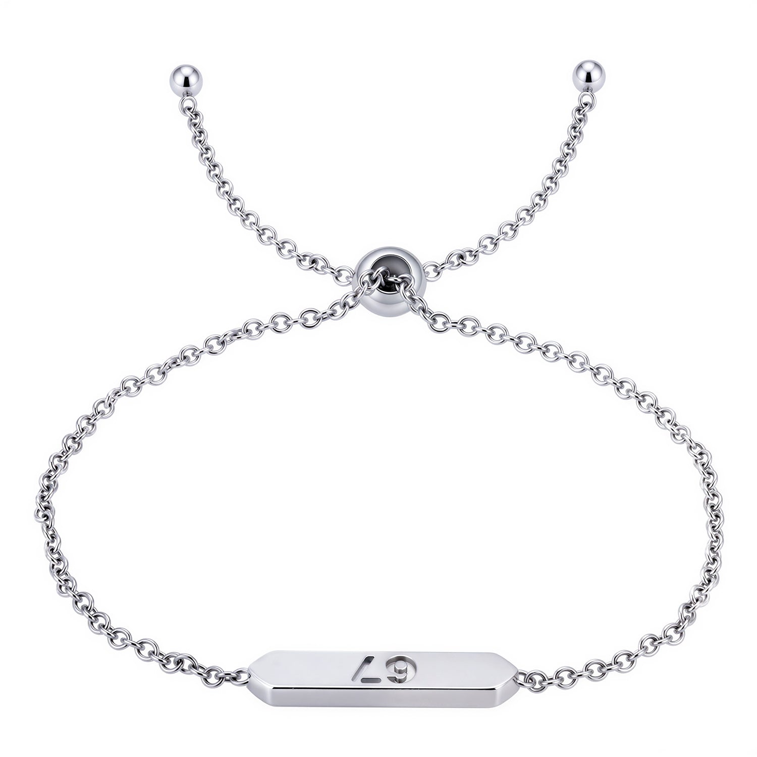 Kathryn 18k White Gold Plated 67 Bracelet for Women