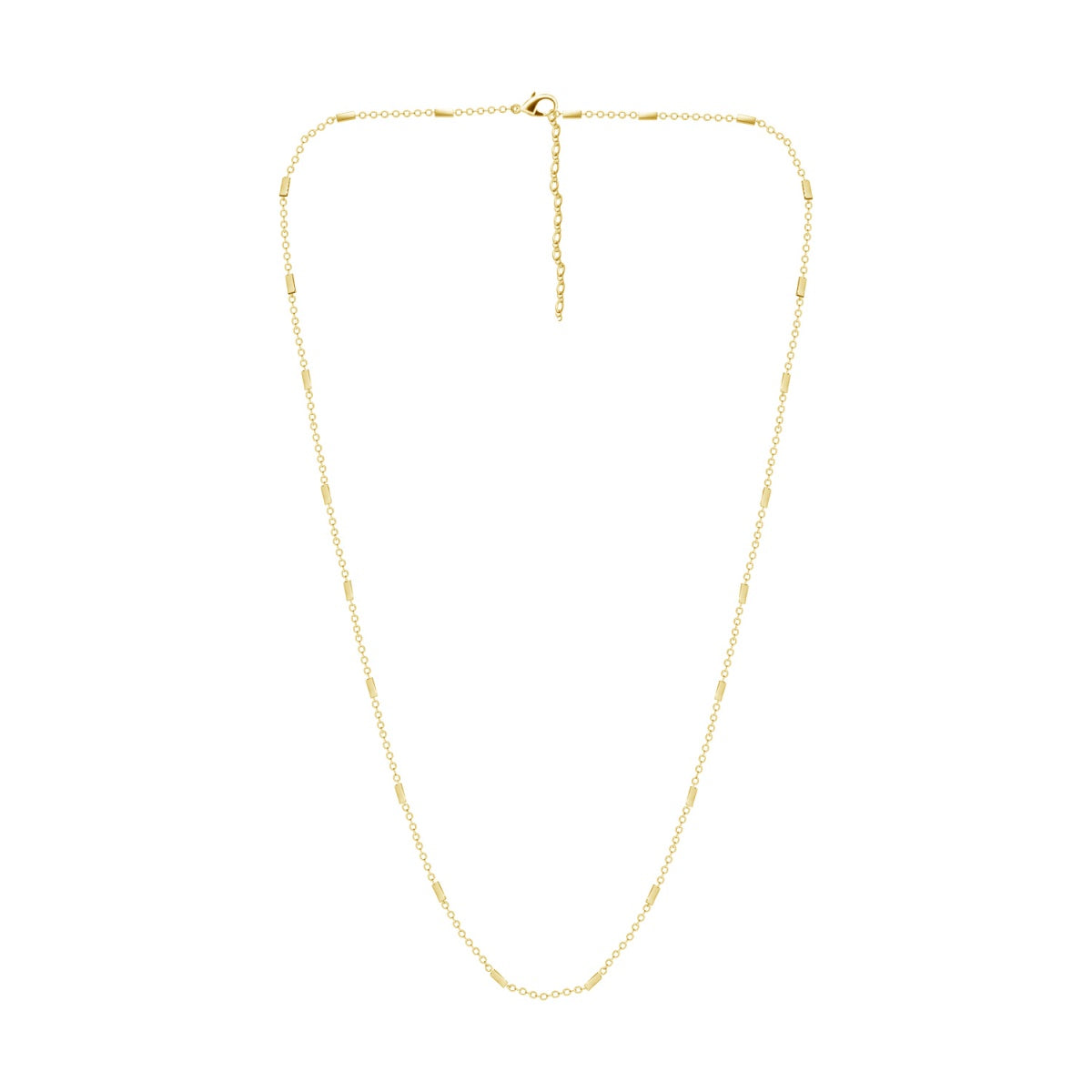 Cassidy 18k White Gold Plated Stacking Necklace Chain
