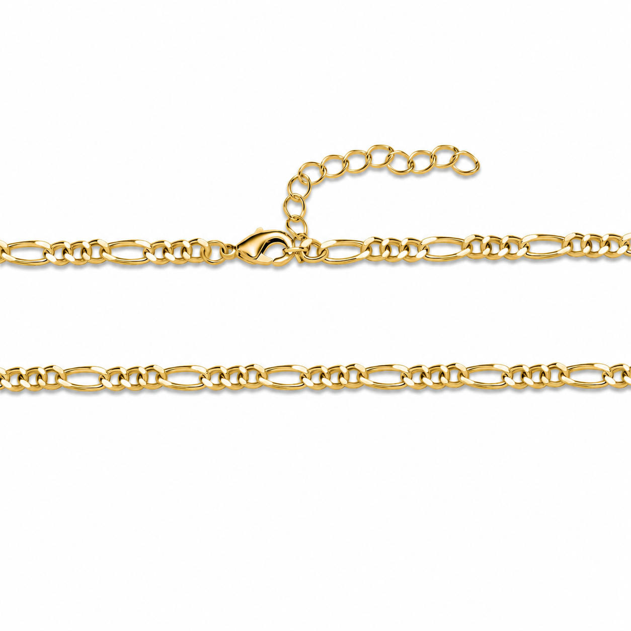 Lainey 18k White Gold Plated Stacking Necklace Chain