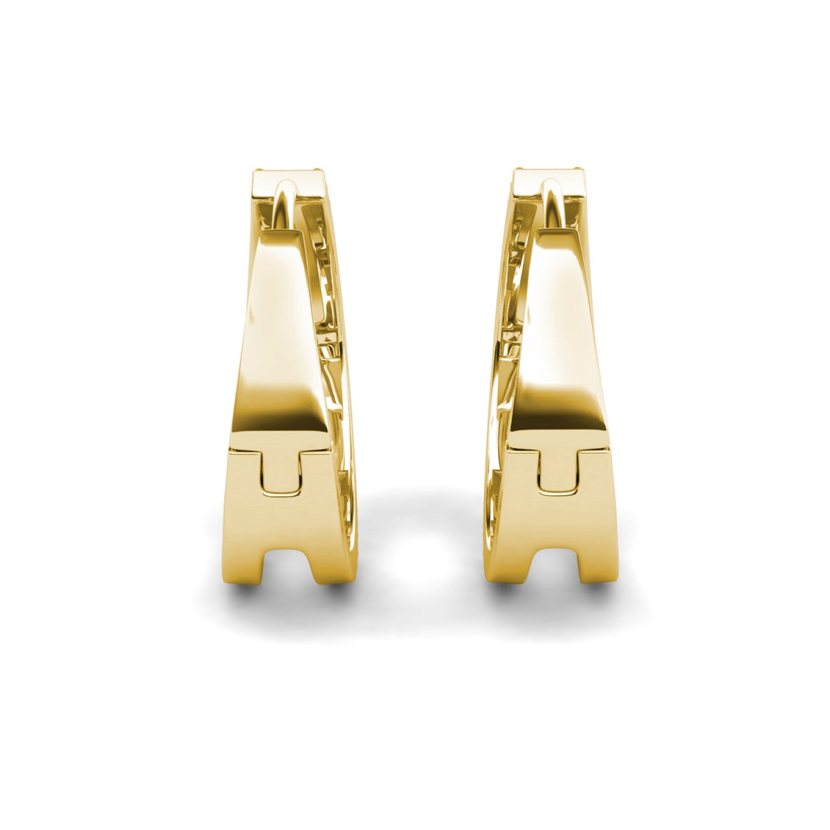 Helen 18k White Gold Plated 22mm Hoop Earrings with Swarovski Crystals