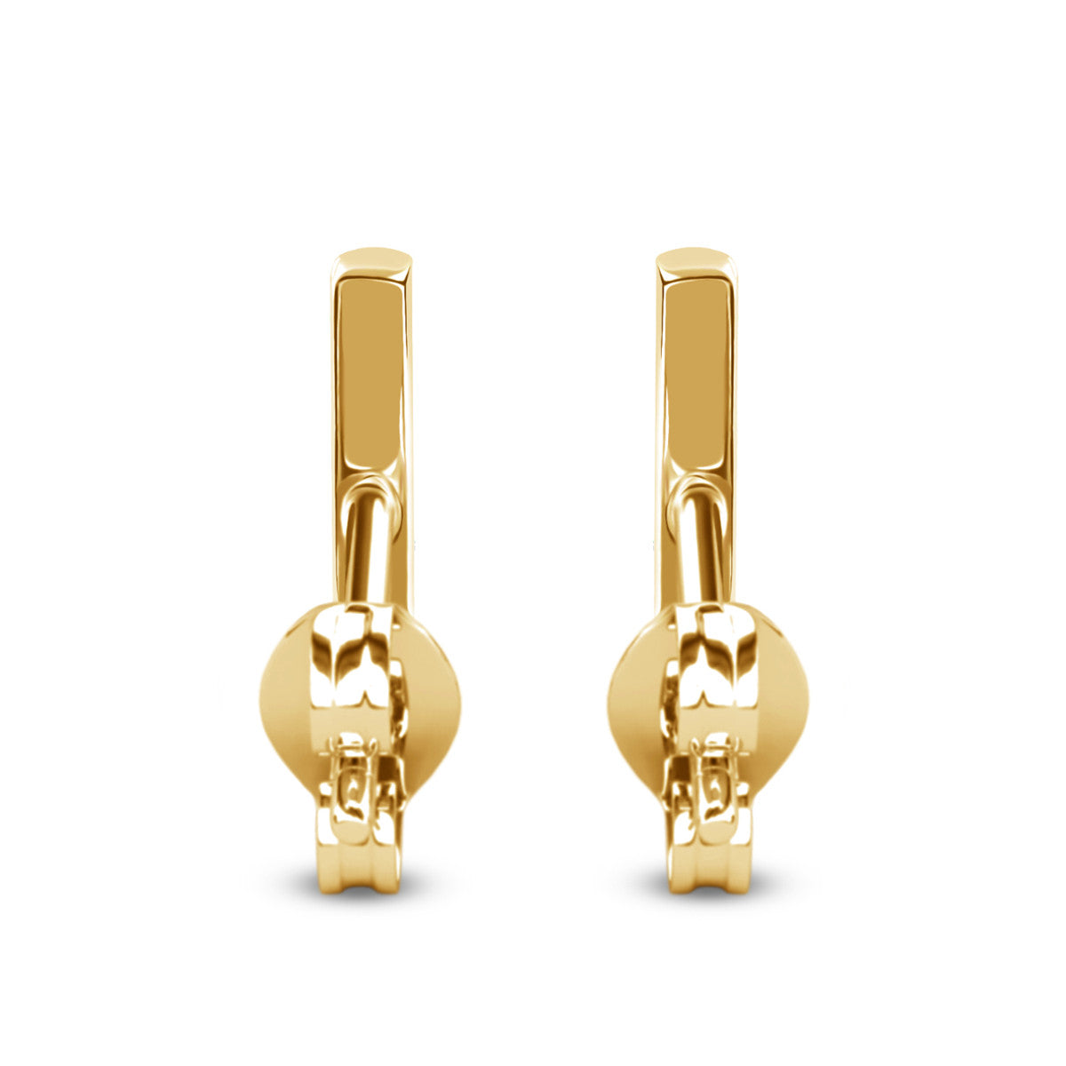 Hayden 18k White Gold Plated Linear Stud Earrings with Swarovski Crystals