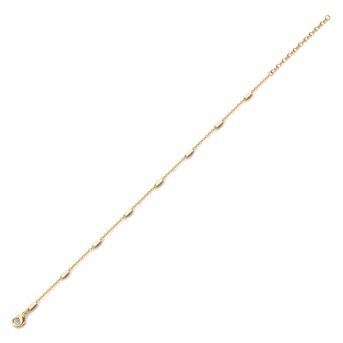 Marlee 18k White Gold Plated Stacking Bracelet Chain