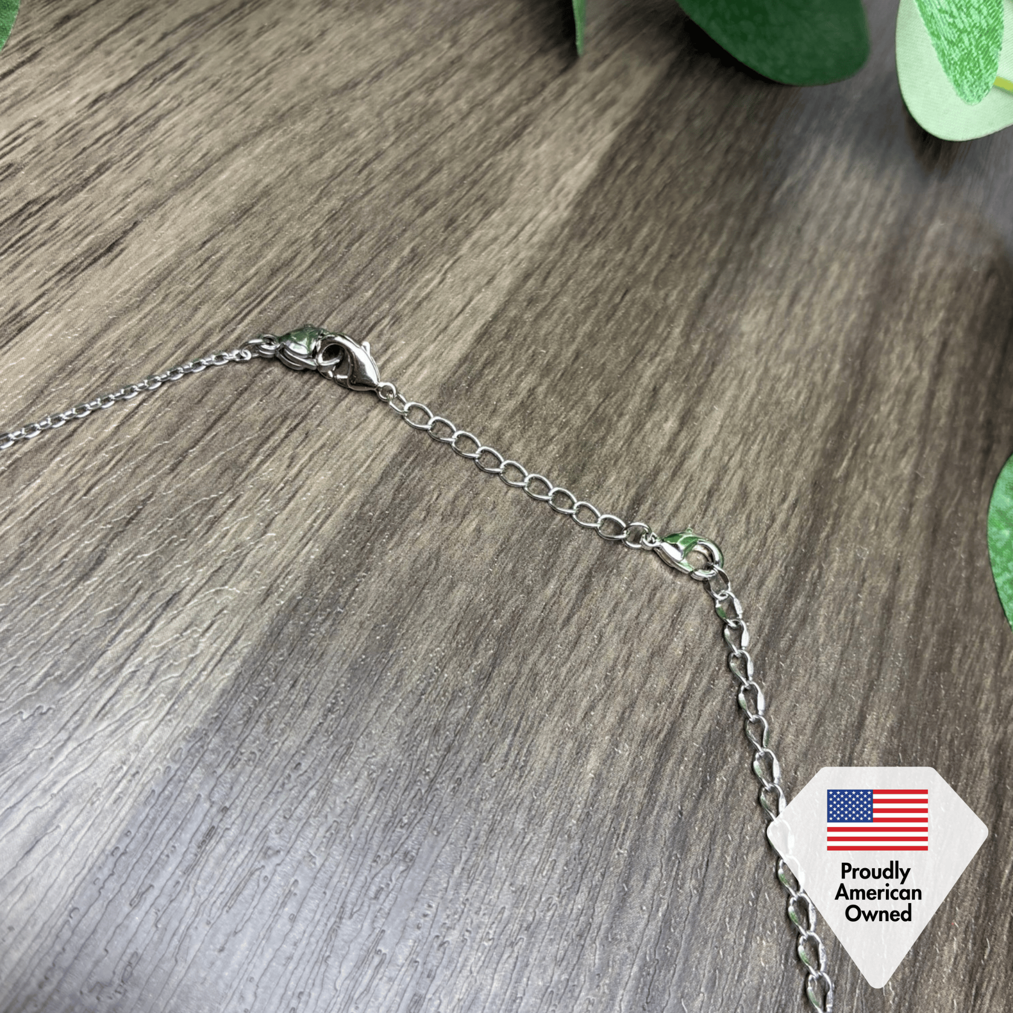 18k White Gold Plated Necklace Extenders (Set of 3)