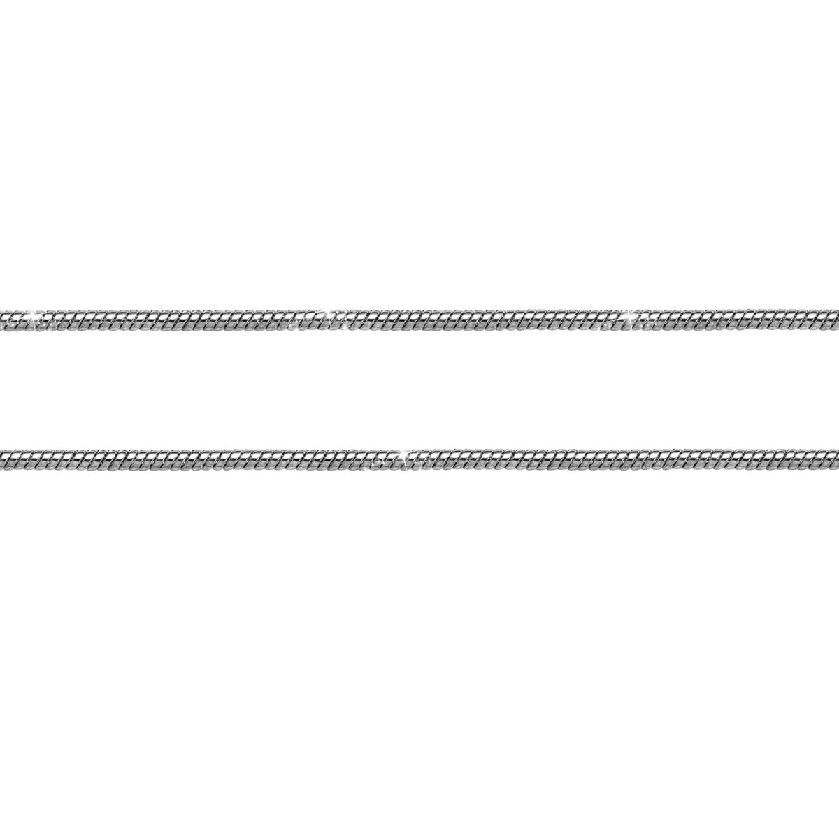 Peyton 18k White Gold Plated Stacking Necklace Chain
