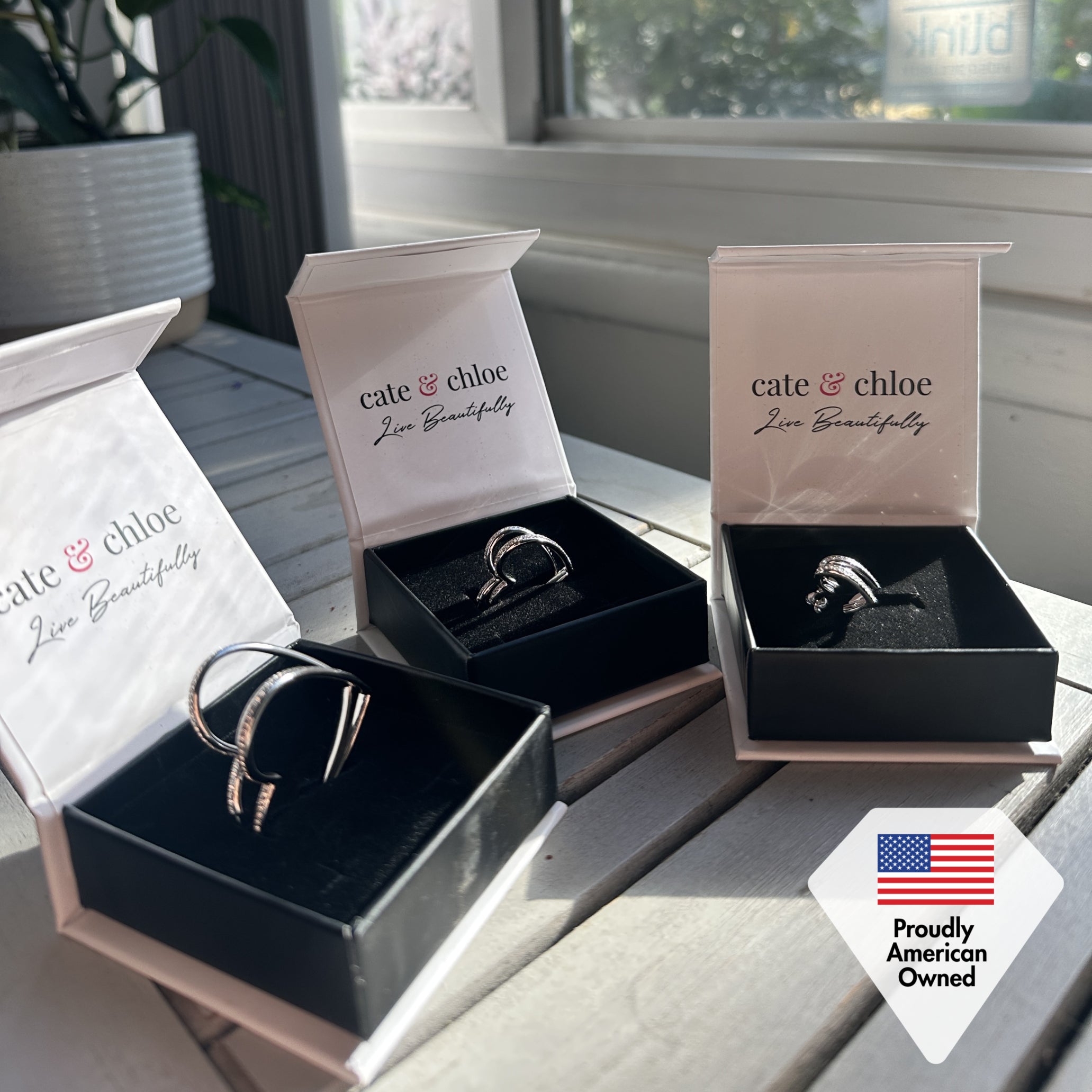 Sylvia 18k White Gold Plated 25mm Heart Hoop Earrings with Swarovski Crystals