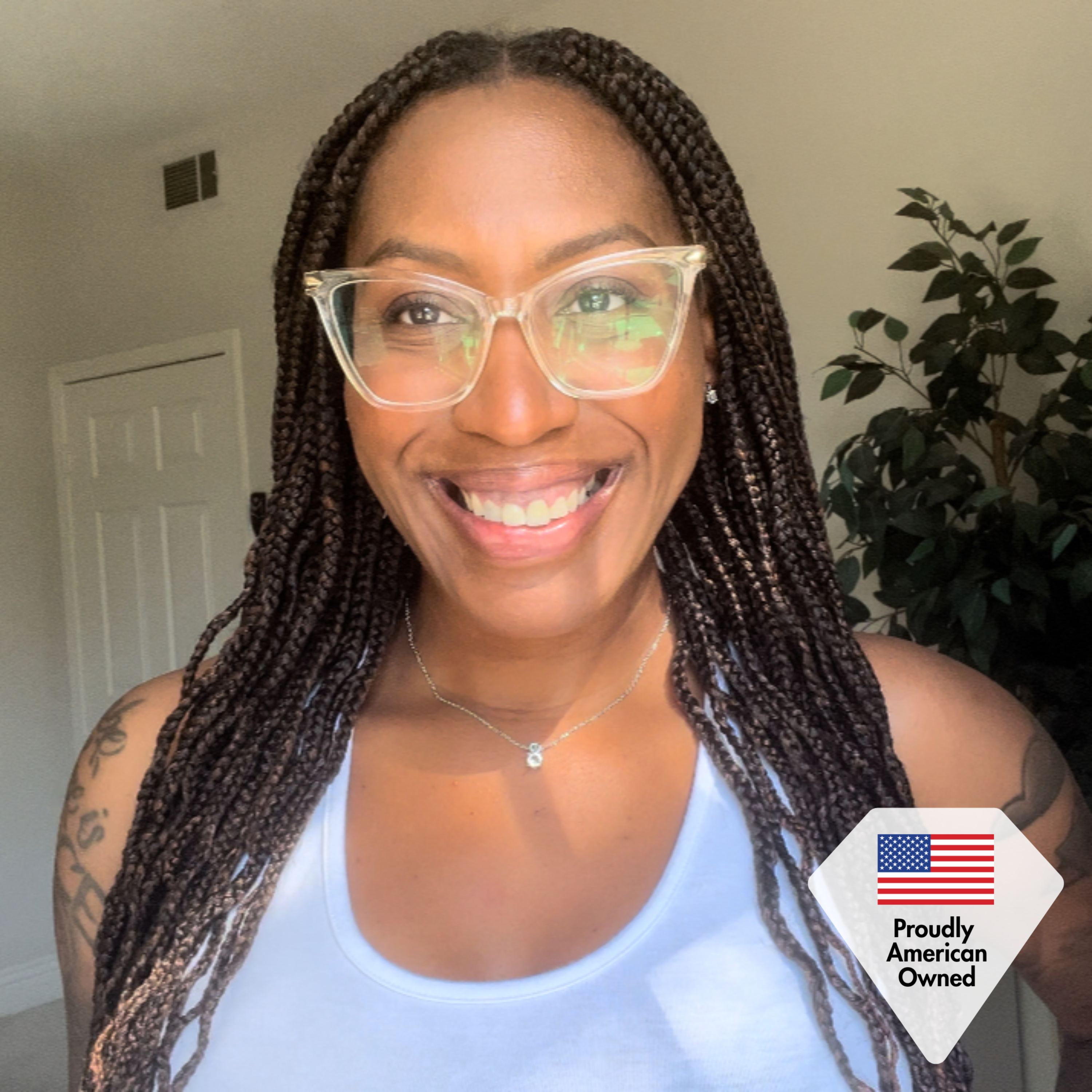 Marian 18k White Gold Necklace and Stud Earrings Jewelry Set with Swarovski Crystal