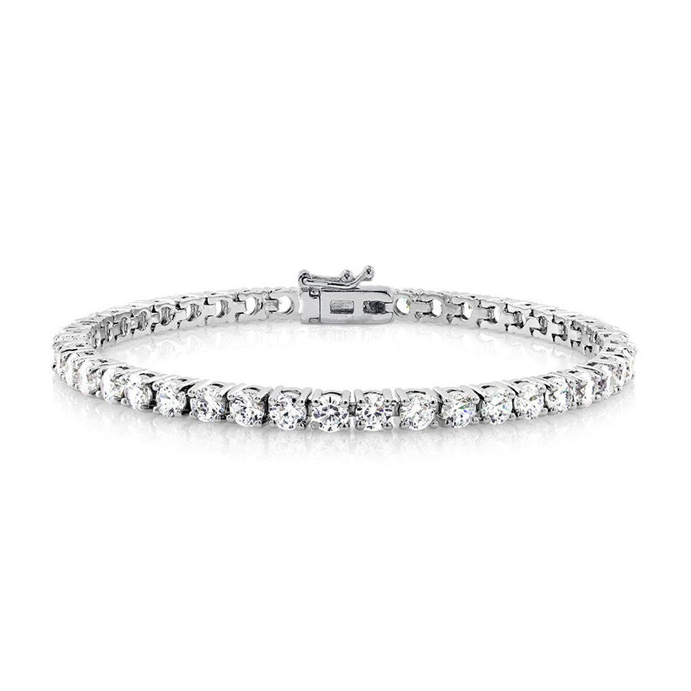 Jewelry, Bracelet, Tennis Bracelet - Kaylee 18k Tennis Bracelet - Silver