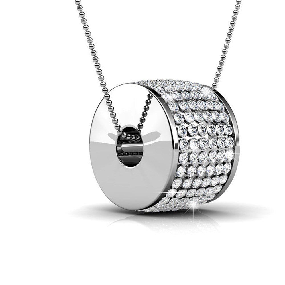 Necklaces,Jewelry,Swarovski - Anabelle “Alluring” 18k White Gold Plated Swarovski Pendant Necklace
